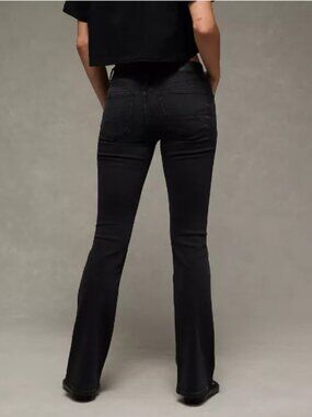 American Eagle Outfitters Black Flare Jeans